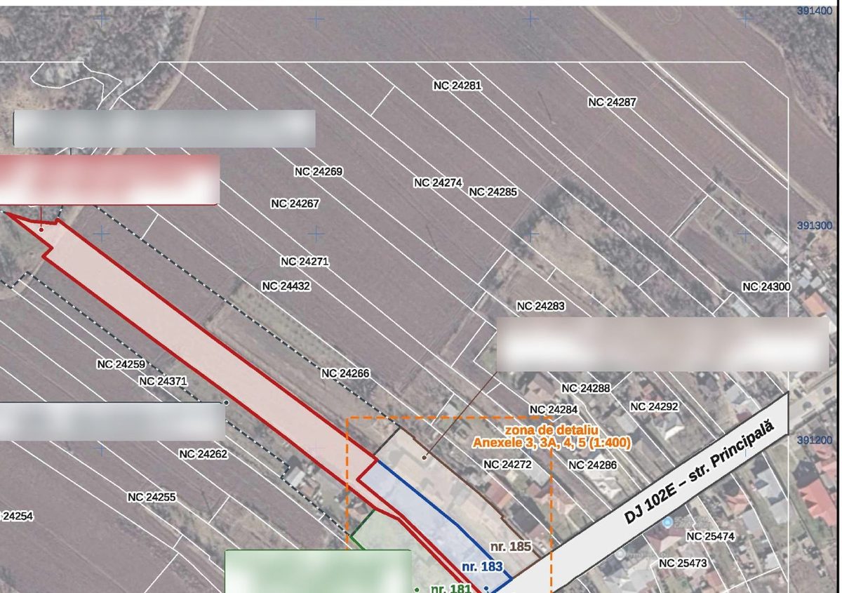 Plan de încadrare pe ortofotoplan